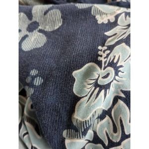 Hawaiian Dreamland Bali Men's Button Down Shirt Blue Size XL (BLUE looks blk)‎